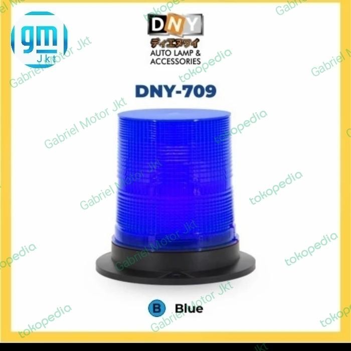 Jual Rotary Led Dny 709 9-80Volt Biru Smd Flash Blue
