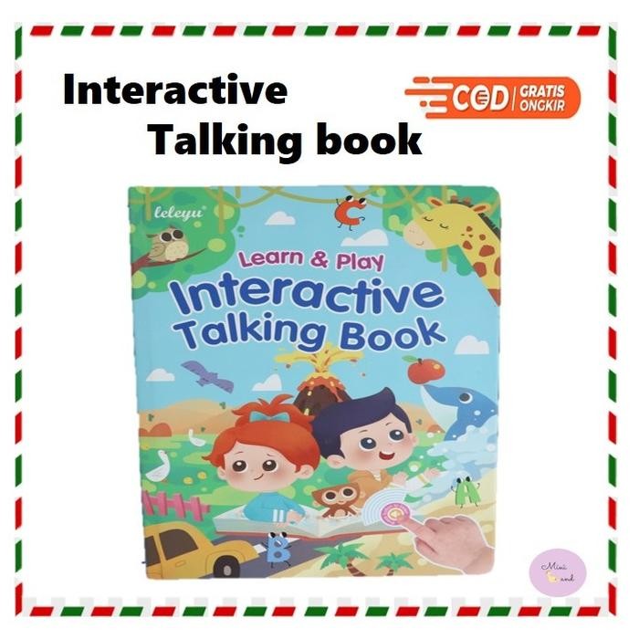Buku Interaktif Anak Bisa Bersuara/ Buku Belajar Anak dengan Suara/ Buku Edukasi Anak Berbahasa