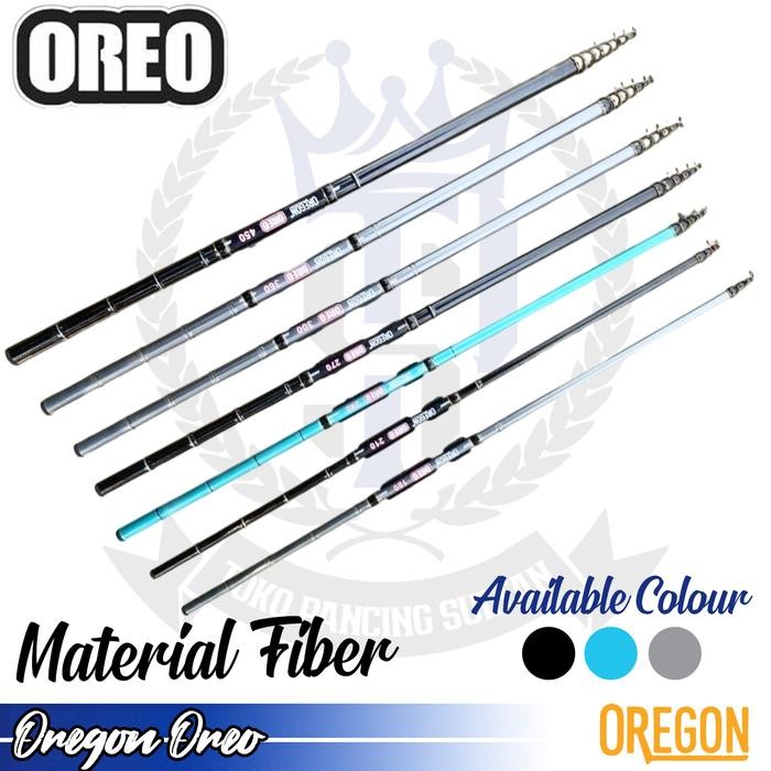 Ready Joran Pancing Tegek Kolong Oregon Bahan Fiber