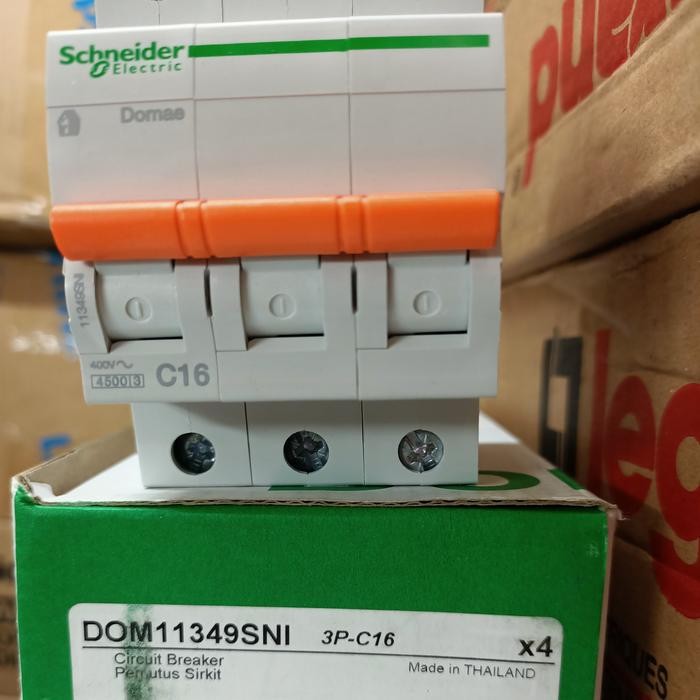 Mcb 3 Phase 16A Domae Schneider Sni