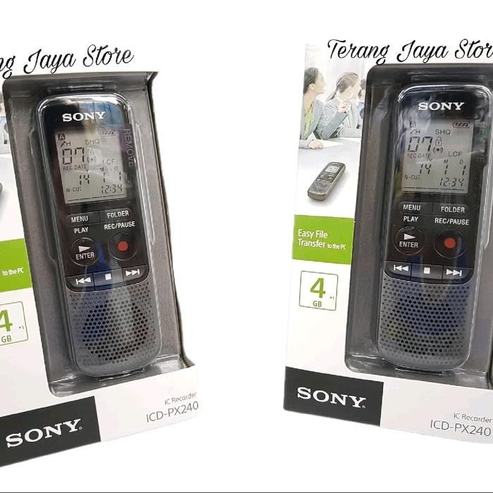 Voice Recorder Sony ICD-PX240 Perekam Suara SONY ICD-PX240 Voice Digital Recorder Sony PX240