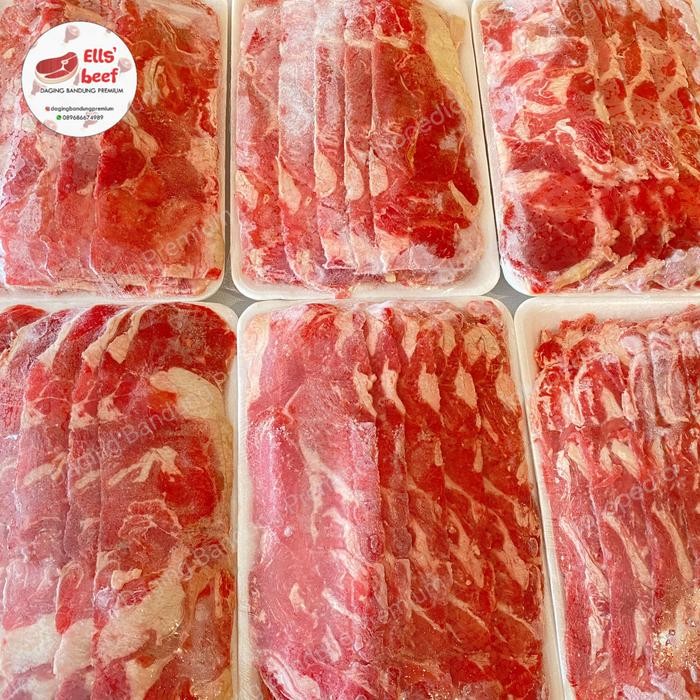 SerbaDaging- Us Beef Slice No Trim / Daging Yoshi 1Kg