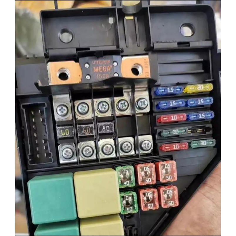 Anm-H3 Mega Auto Fuse Holder + Littel Fuse/Blade Fuse Holder /Anm Bolt