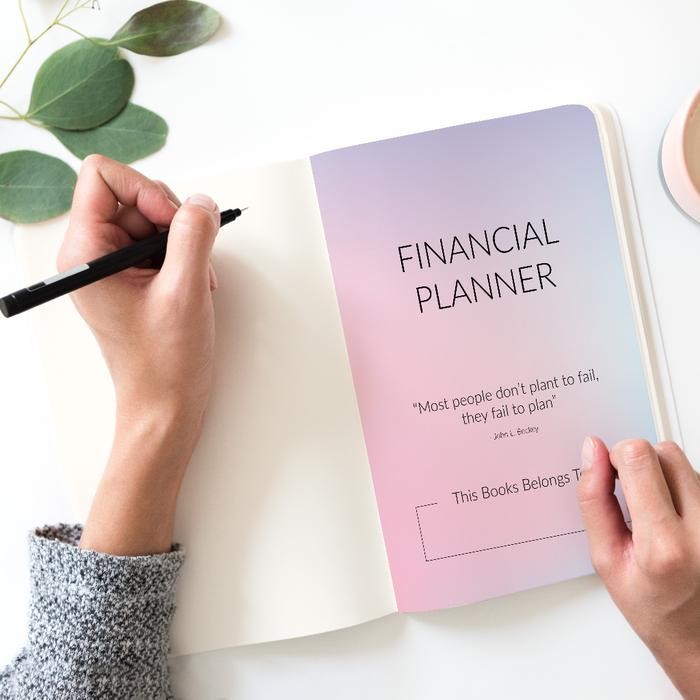 Terlaris Financial Planner - Financial Journal - Notebook Budget Planner- Buku Pengatur Keuangan -