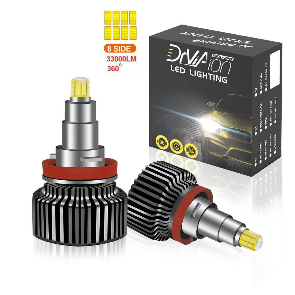 New 160W mini 8-Side 360° type headlight h4 led projector h1 led