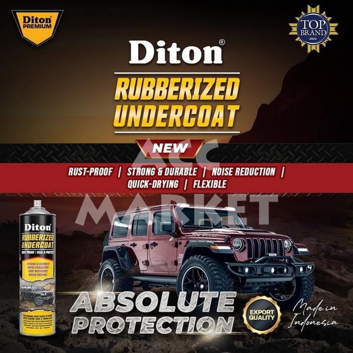 Pilox Diton Ruberized Undercoat Anti Karat Bawah Mobil Aspal Karet