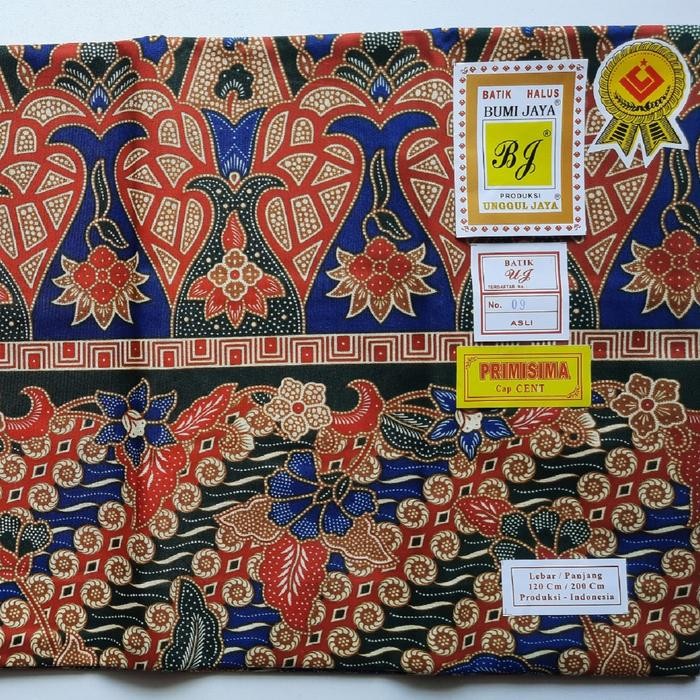 ypa5- Kain Sarung Batik Wanita Bumi Jaya Cap Cent Sarung Batik Pekalongan Katun Halus