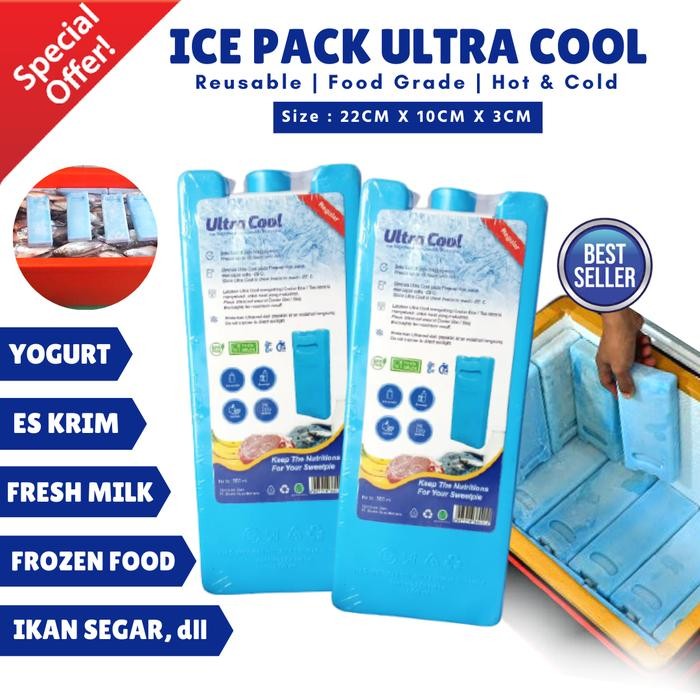 KIDmOms- Blue Ice Pack Gel-Blue Ice Untuk Air Cooler-Ice Gel Cooler Bag