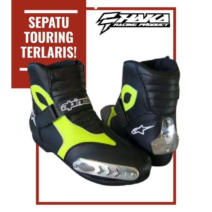 Sepatu Touring Balap Motor Roadrace Alpinestar Sepatu Touring Pria Promo 
