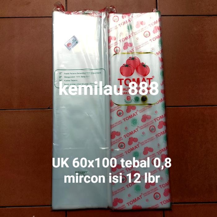 PLASTIK PE TOMAT UK 60X100 TEBAL