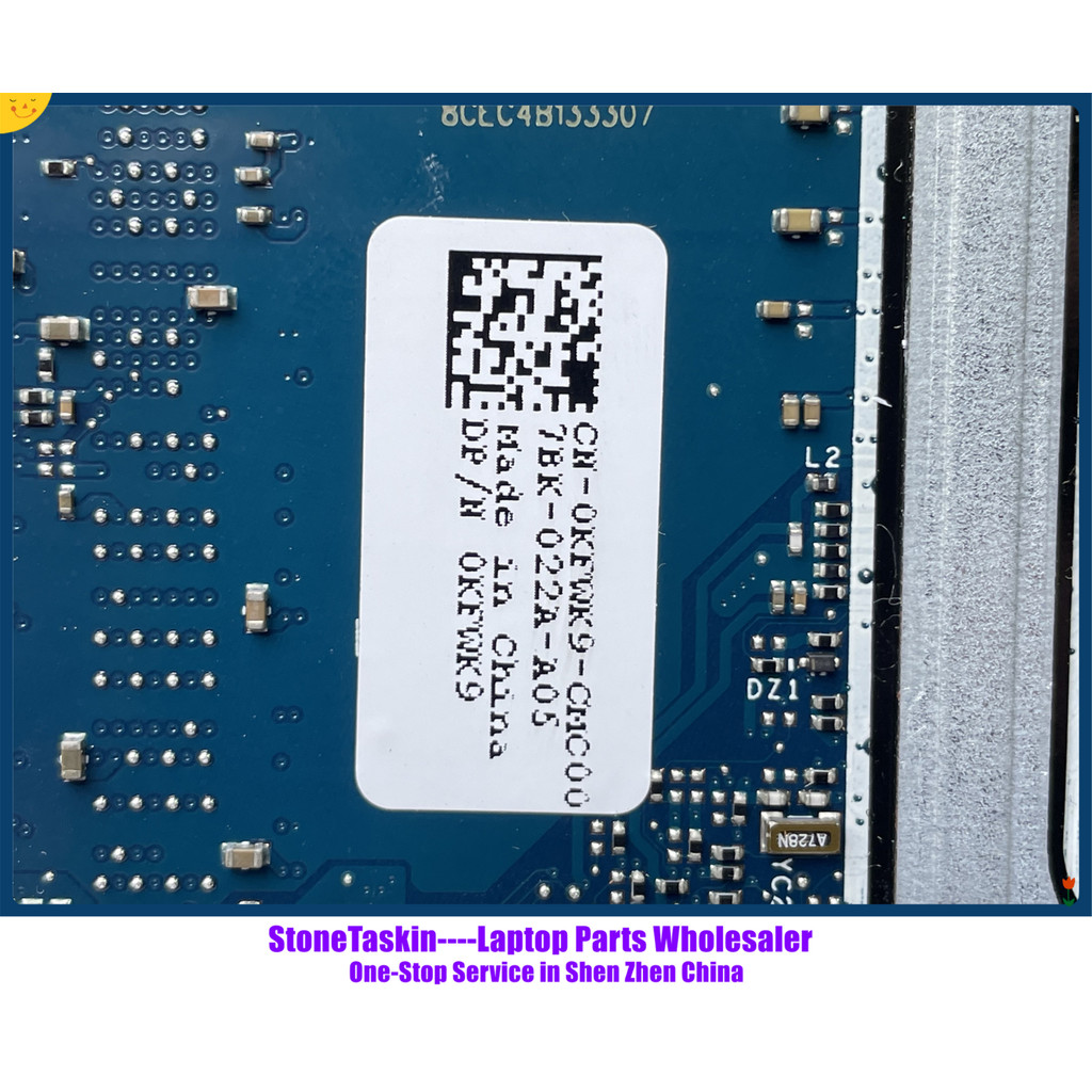 High quality CN-0KFWK9 for Dell Inspiron 5567 5767 Laptop Motherboard KFWK9 BAL20 LA-D801P SR2ZV I7-