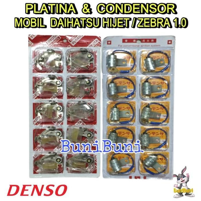 Jual Platina Condensor Set Untuk Mobil Daihatsu Hijet 1000 S75 Dan Zebra 1.0 S88 Kode 077
