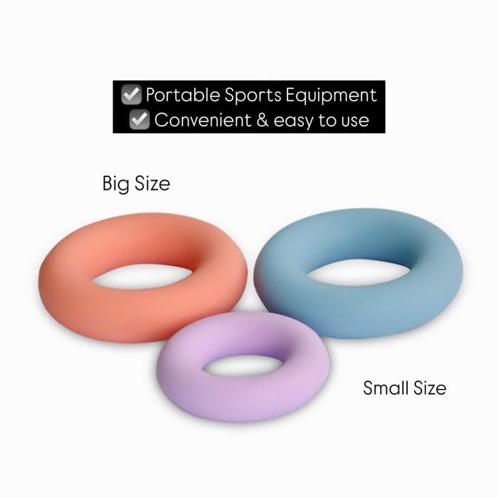 SALE Finger Grip Ring 15 KG / Finger Wrist Exercise / Silicone Ring Hand Grip / Finger Power