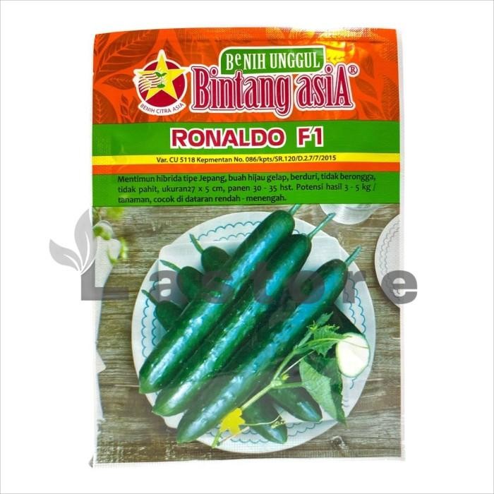 [ Benih Mentimun Timun Jepang Ronaldo F1 Isi 20 Gram Cap Bintang Asia benih ]