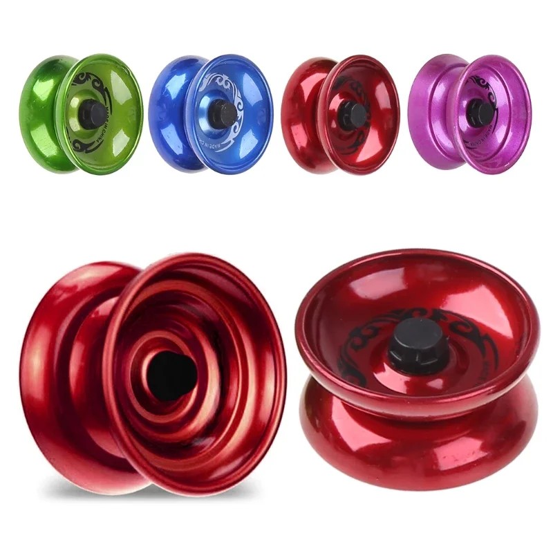 1Pc Professional Alumunum Alloy Yoyo String Trick Yo-Yo Ball Classic Toys Y-Axis Rotating Yoyo For