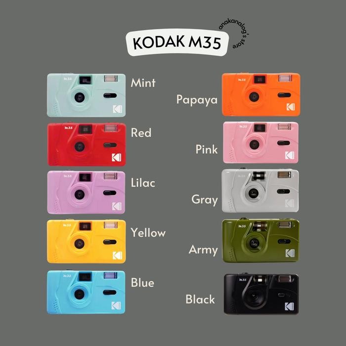 Kodak M35 Point And Shoot Reusable Camera + Film Terlaris