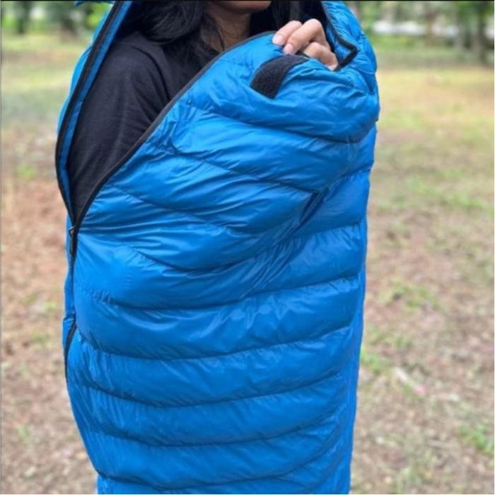 SALE TUYUN sleeping bag polar bulu tebal kantong tidur hangat kain outdoor camping kain tebal