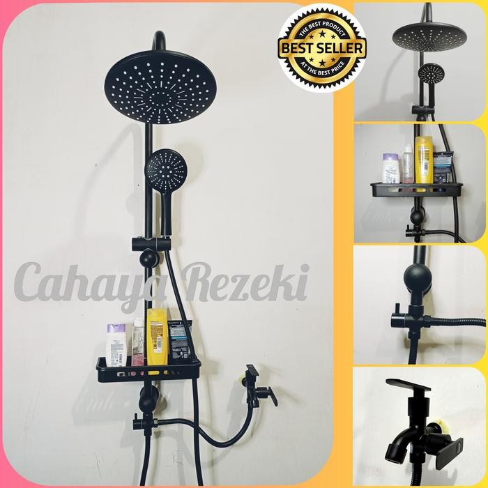 tiang shower colom / tiang shower pancuran complete FREE TEMPAT SABUN