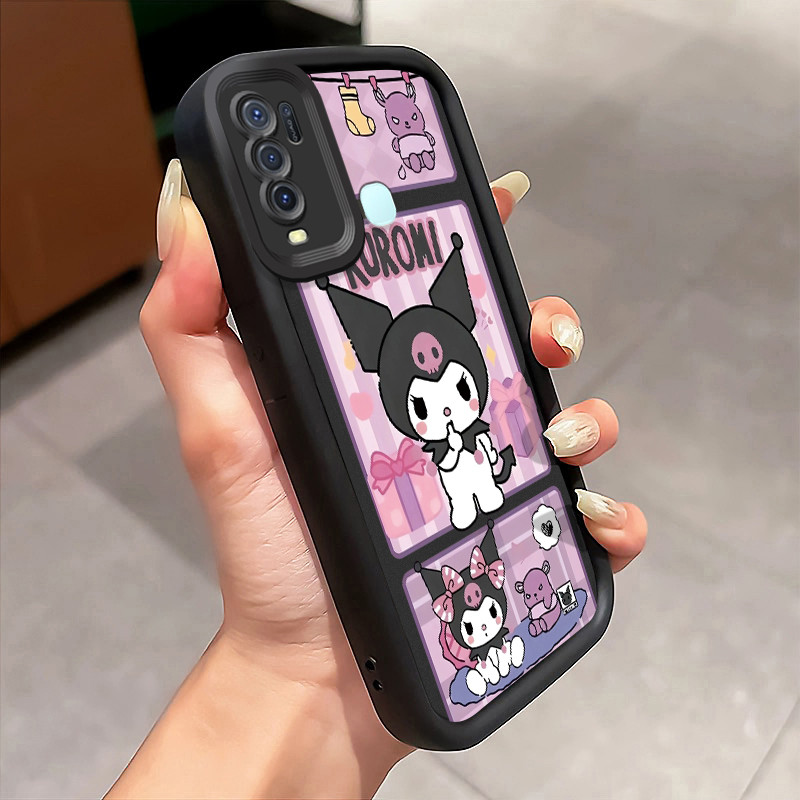 Casing Hp VIVO Y50 VIVO Y30 VIVO Y30i Case Casing Kartun keren pola HP Kasing Silikon Softcase mata 