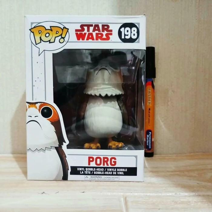 HOT SALE MAINAN ACTION FIGURE FUNKO POP 198 PORG STARWARS RECAST VINYL FIGURE TERMURAH
