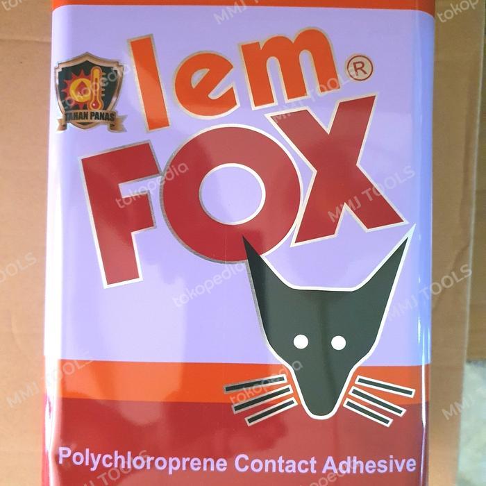 Lem FOX kuning 2,5kg- Lem FOX kuning galon - Lem kuning FOX