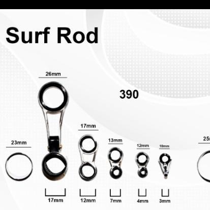 Ready Stok cincin ring lipat surf cnc set surf untuk joran oancing antena surf
