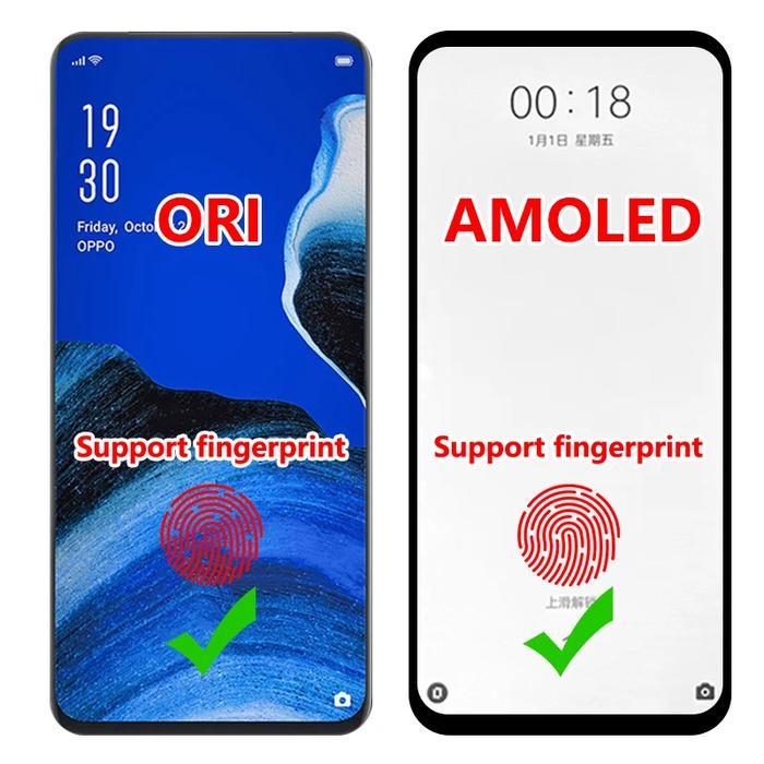 NEW SUPER AMOLED FOR OPPO RENO2 Z RENO 2 Z LCD PCKM70 DISPLAY DIGITAL TOUCH SCREEN FOR OPPO RENO2 F