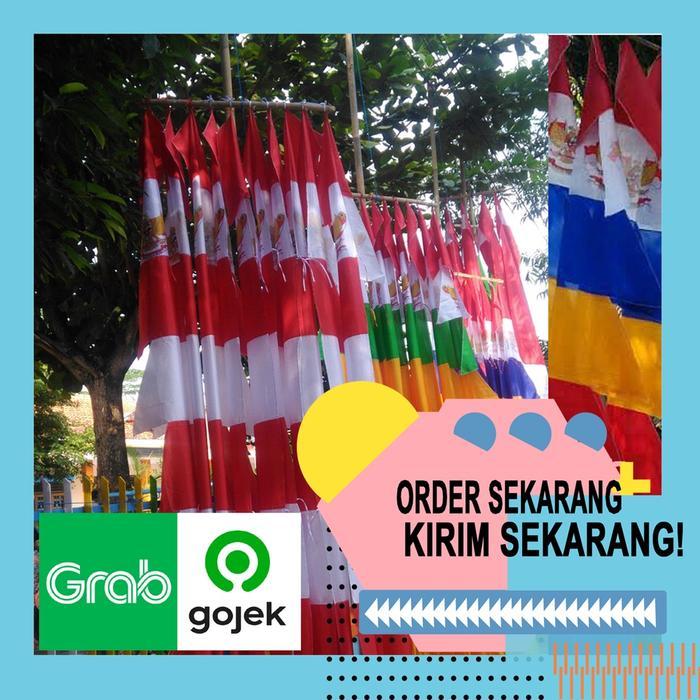 Bendera umbul umbul 2,8 Meter warna warni 8 mata