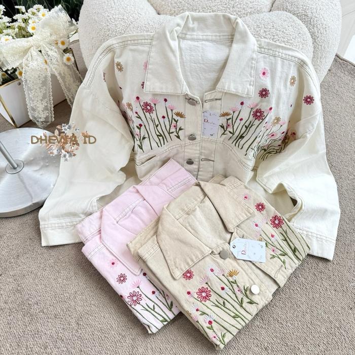 BERGARANSI YOONAA JACKET JEANS BY DHEVIA ID