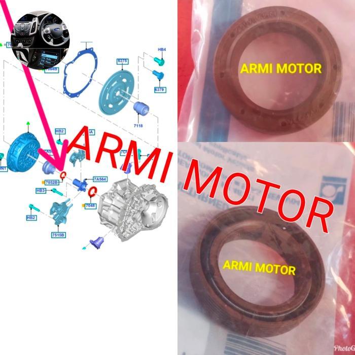 Ready Seal Output Shaft Ford Fiesta Seal Output Shaft Ecosport Focus Matik Dps6 Genuine Ford