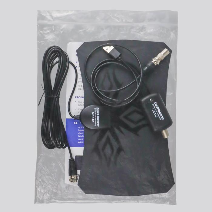NEW Antena TV Indoor untuk Siaran Digital - Antena TV Digital 25db - Taffware - [Khusus Untuk TV