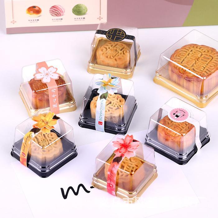 Mika Moon Cake Kotak Mika puding Mini (25pcs)Mika Kue
