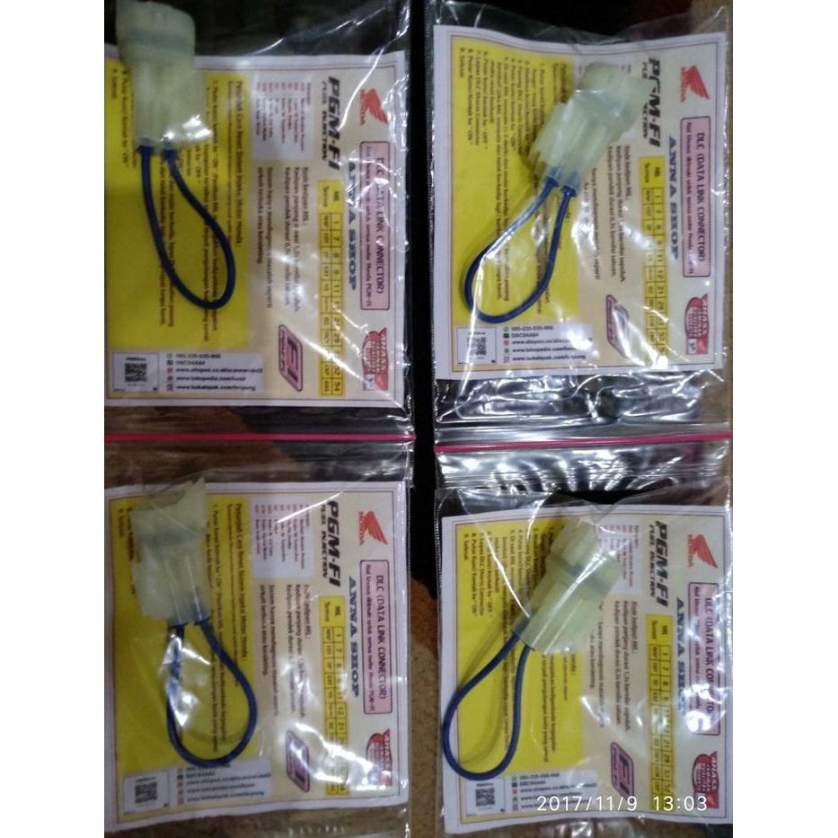 SCS DLC Short Connector Reset Sepeda Motor Injeksi Honda