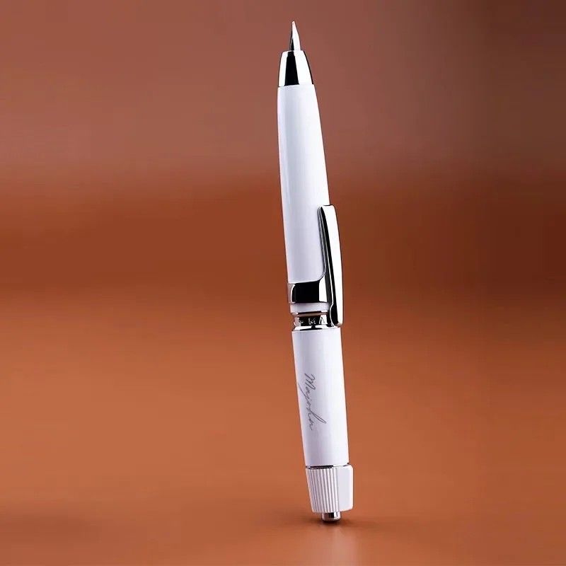 Smooth MAJOHN A3 Creative Press And Rotate Resin Fountain Pen Acrylic Resin Pen Body 0.4mm Ink Pen