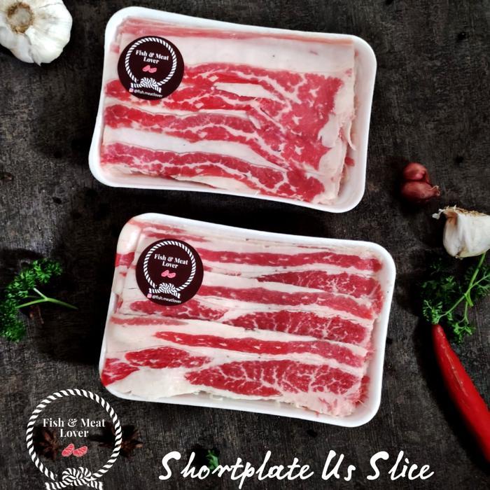 Beef Shortplate Usa Slice / Daging Sapi Slice Usa Pasti Promo