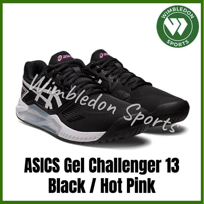 Sepatu Asics GEL CHALLENGER 13 Black Hot Pink / Sepatu Tenis ASICS