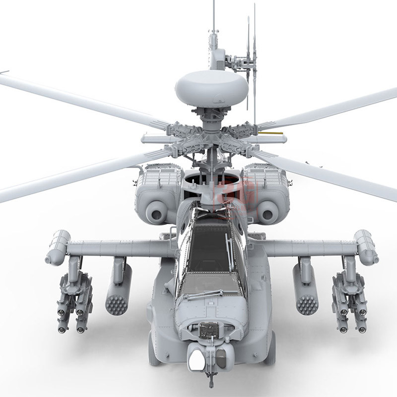 MENG plastic model kit assembled aircraft QS-004 Boeing AH-64D Apache Longbow heavy armed helicopter