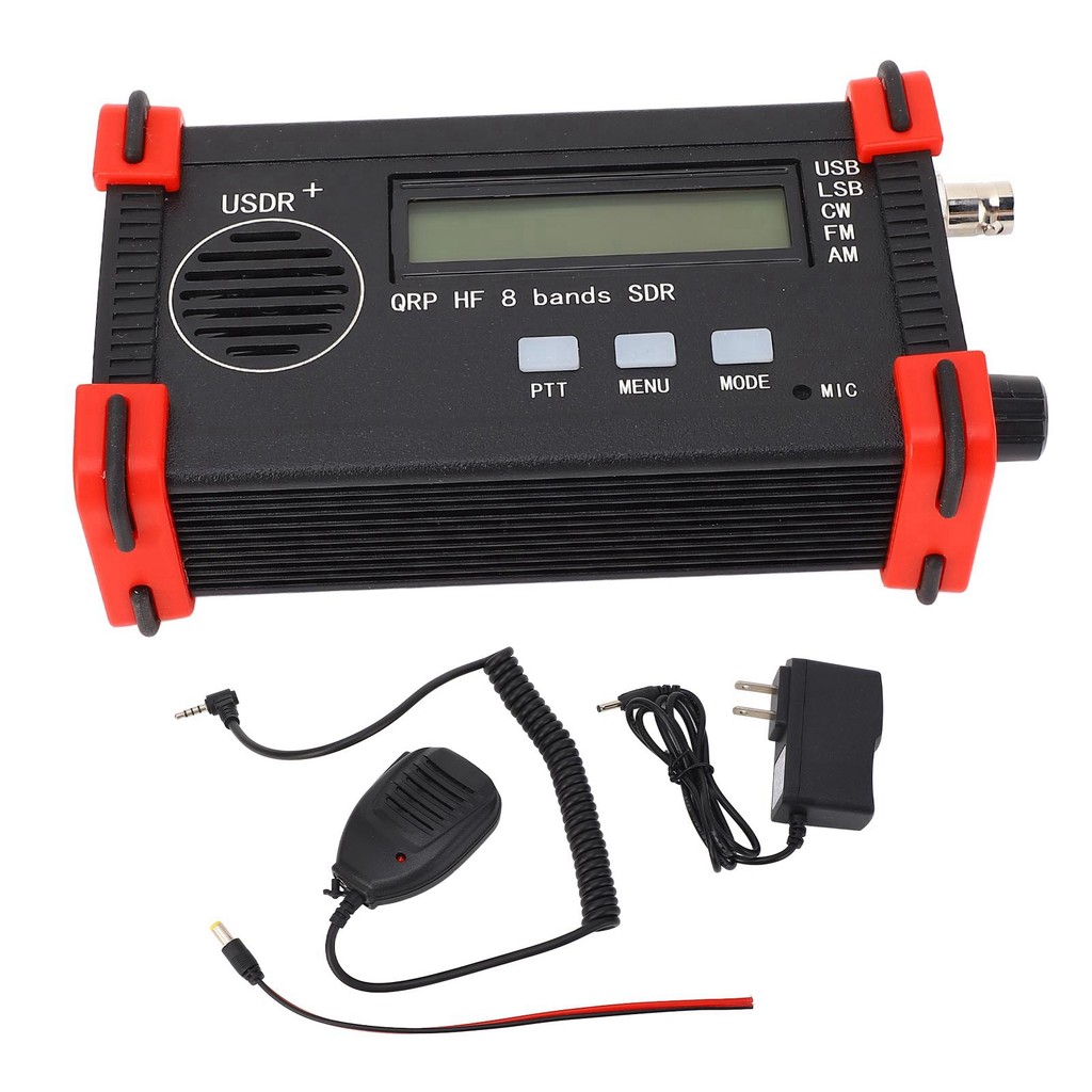 PROMO 8 Band Radio Transceiver Shortwave USDX USDR HF QRP SSB CW SDR Transceiver AM FM Full Mode Sho