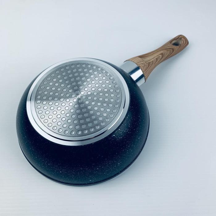 YOSHIKAWA TEFLON/YOSHIKAWA MARBLE PAN 26CM MD-260-01 ANTI LENGKET