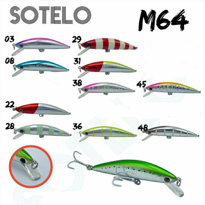 Lure SOTELO PLATINUM SERIES ABYSS 40 (12cm / 40gram) SUPER SINKING