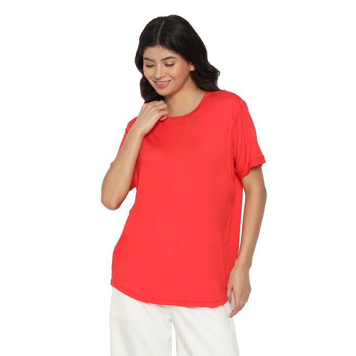 HAMIL ATASAN MENYUSUI BAJU HAMIL / ATASAN HAMIL / BAJU MENYUSUI KANAYA - Merah