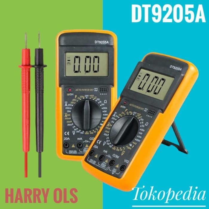 Multimeter Multitester Digital Avometer Digital DT9205A DT-9205A