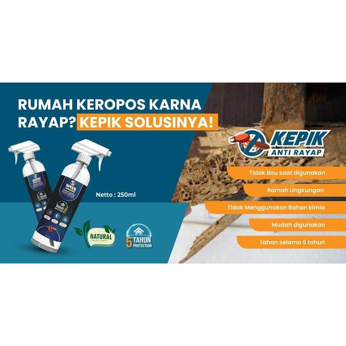 Go - Kepik Semprotan Anti Rayap Cegah Kayu Keropos Aman Dan Tidak Berbau