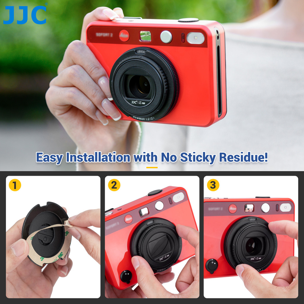 JJC Lens Cap Protector for Leica SOFORT 2 Instant Camera Lens Cap Cover Without Removing The Lens