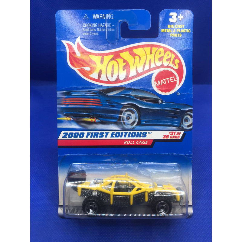 Hot Wheels Roll Cage All Metal Blue Card