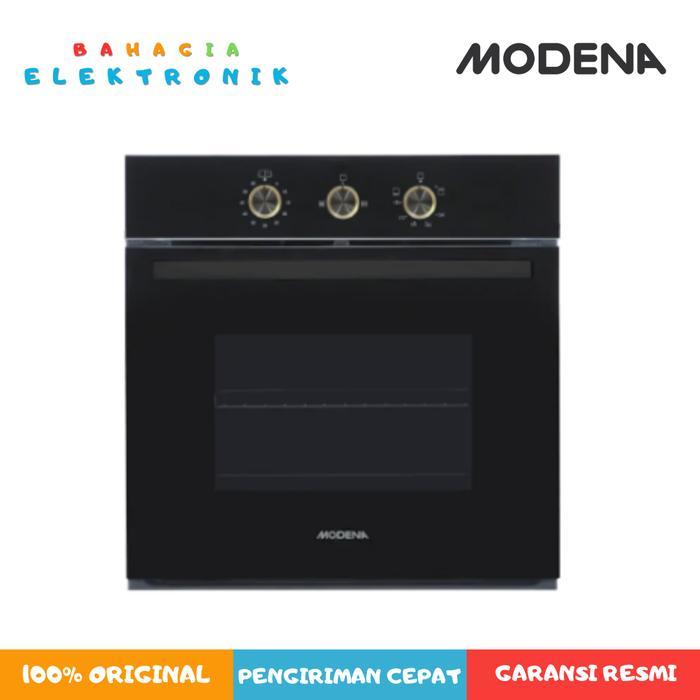Modena BO 0662 BABK built-in oven tanam gas 60 liter new model - BO 0662 BABK