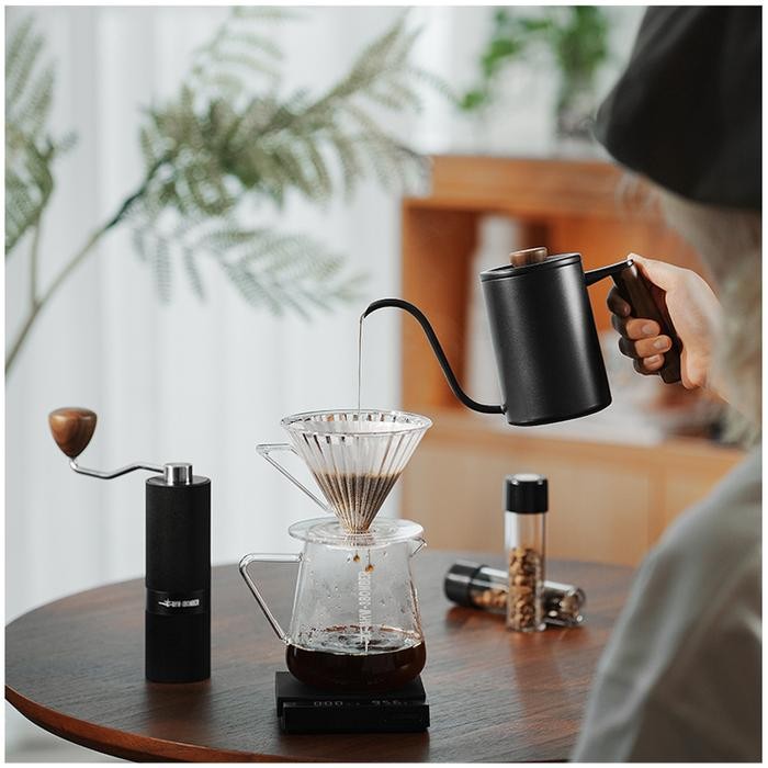 

MHW-3BOMBER PORTABLE POUR OVER SET - 8 PCS & 10 PCS IN ONE WITH STORAGE BAG/COFFEE MAKER MANUAL