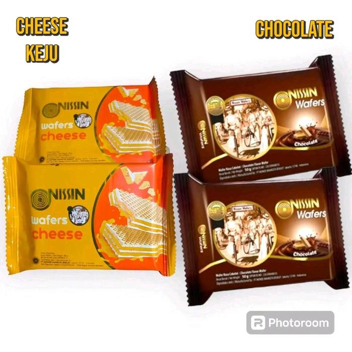 

Mamiseler45 - Wafers Nissin 1 Dus - Varian Rasa Cokelat & Keju Cheese Snack Cemilan Wafer