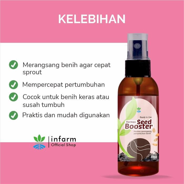 

Promo Infarm - Seed Booster Spray 60 Ml Pupuk Booster Benih Tanaman Penumbuh Benih Nutrisi Benih
