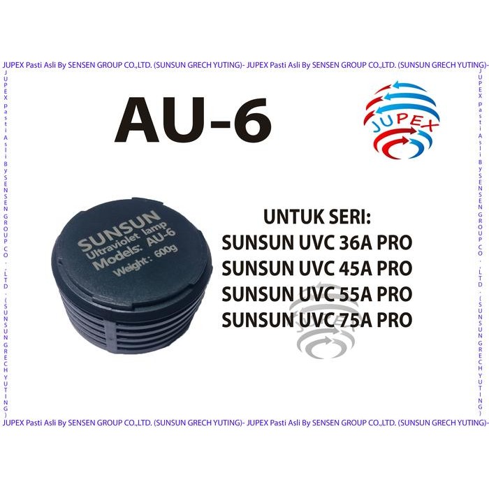 ORIGINAL SUNSUN AU-6 PEMBERAT LAMPU KOLAM UVC PRO NEW SUNSUN AU 6